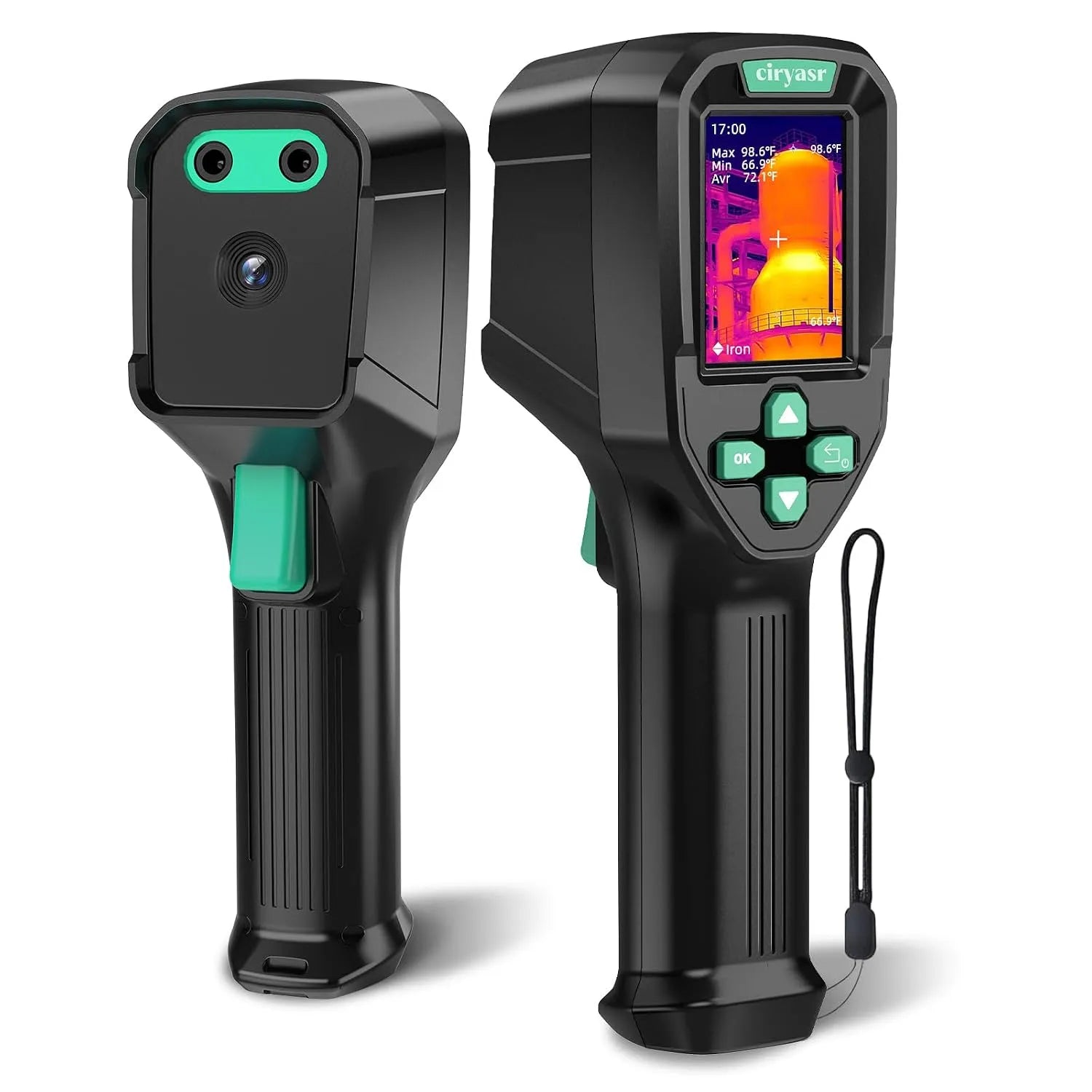 Wärmebildkamera – TFT-LCD, Akku-Betrieb, mit Kamera, tragbar, 25Hz