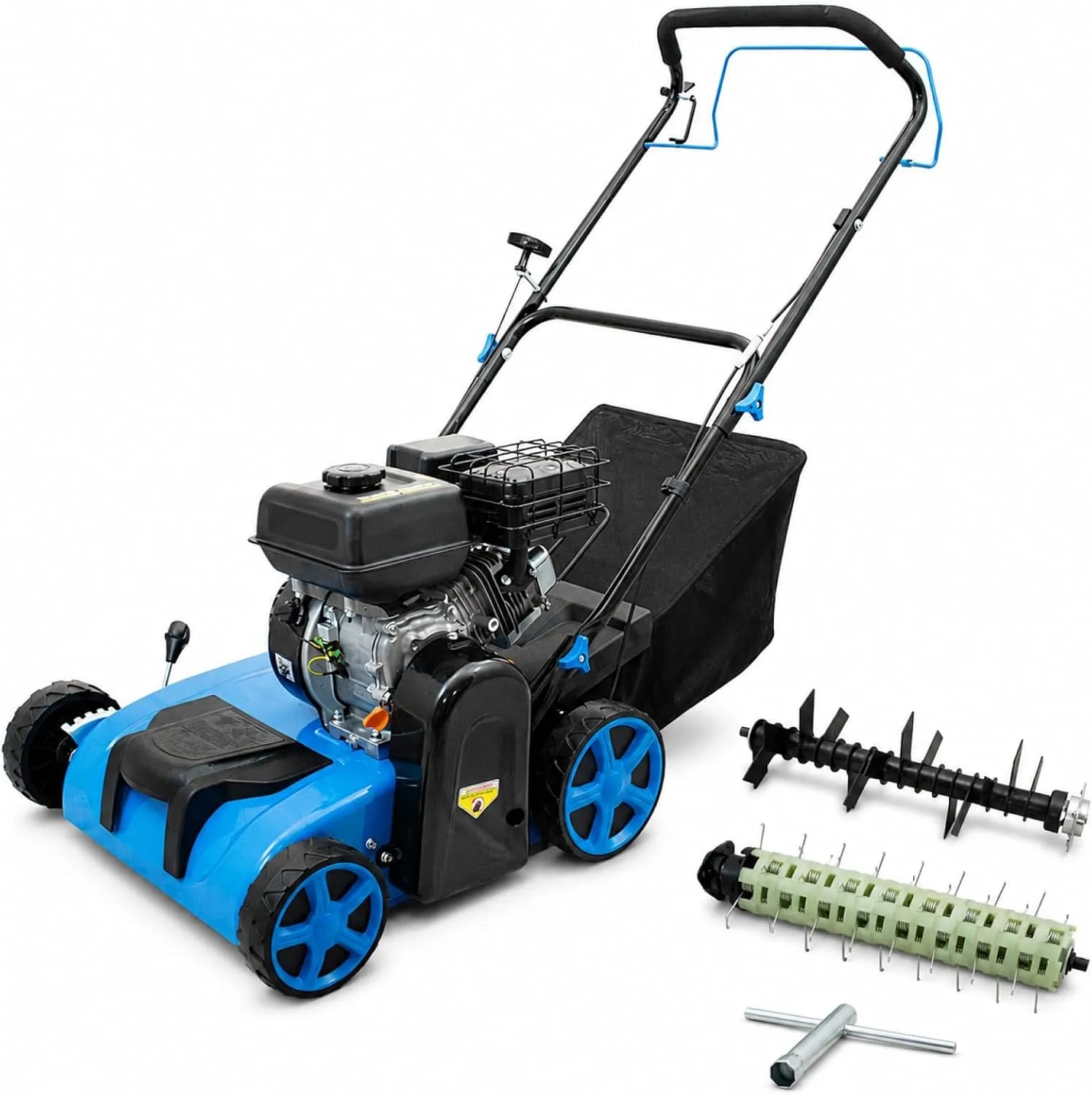 Vertikutierer – 38 cm, 7 PS, für die Gartenpflege, grün