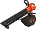 BLACK+DECKER BCBLV36B Laubsauger und Laubbläser – Akku-Betrieb, bürstenloser Motor, 45l, 36V, 210 km/h, schwarz