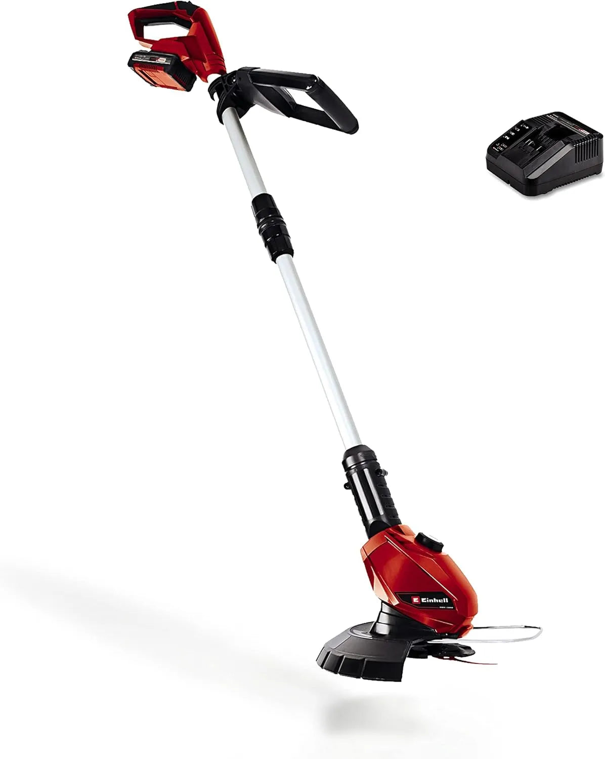Einhell Akku-Rasentrimmer CT 18 Rasentrimmer: GE-CT, Akku-Betrieb, drehbar, 18V, 2,0Ah, für die Gartenpflege