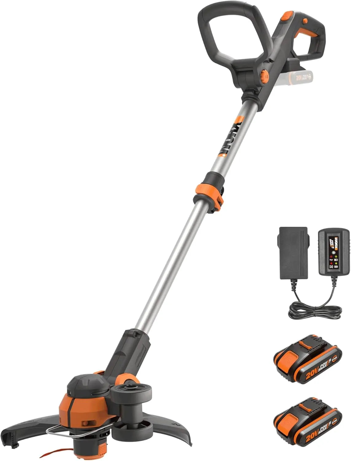 WORX WG163E Rasentrimmer, Akku-Betrieb, 20V, für die Gartenpflege