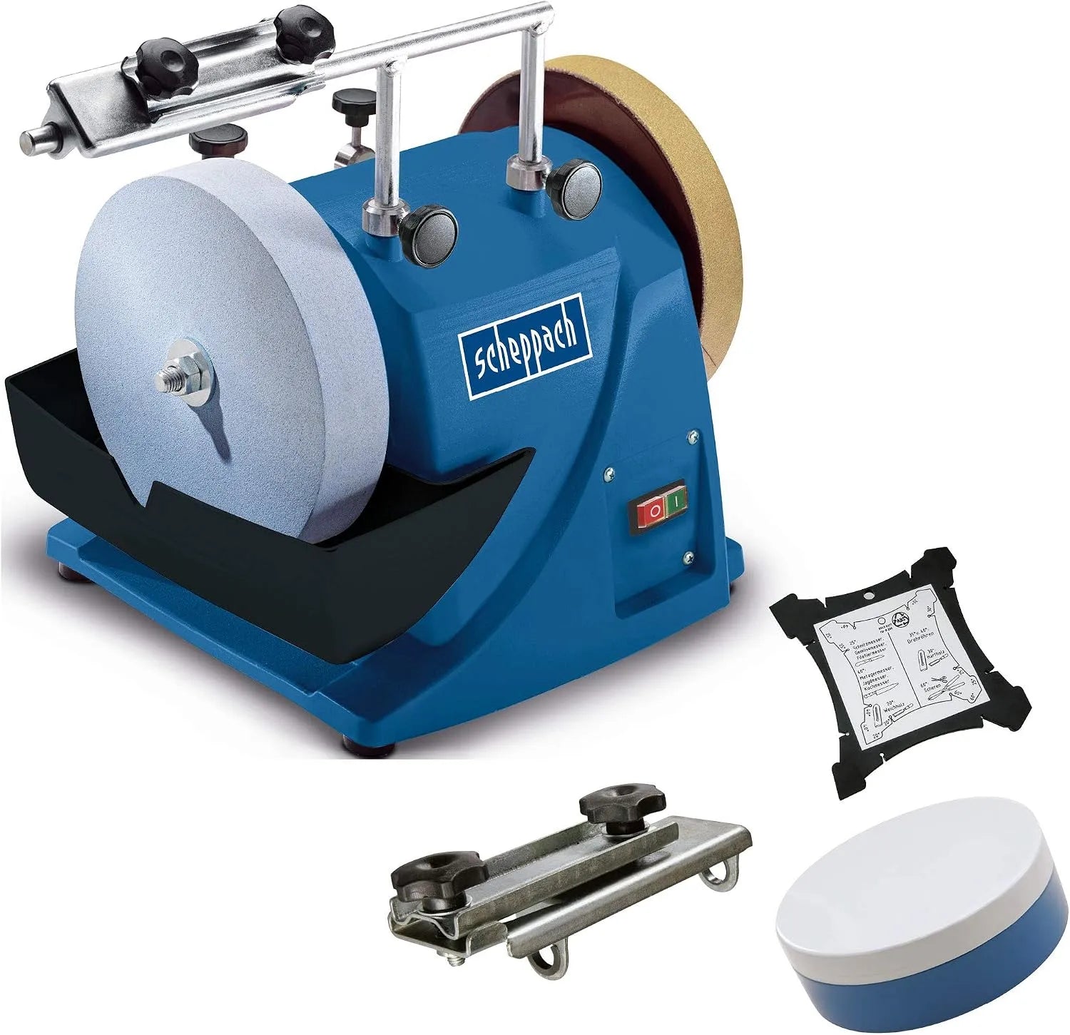 Scheppach Nass-Schleifsystem Schleifmaschine, TIGER, 200mm, 120W