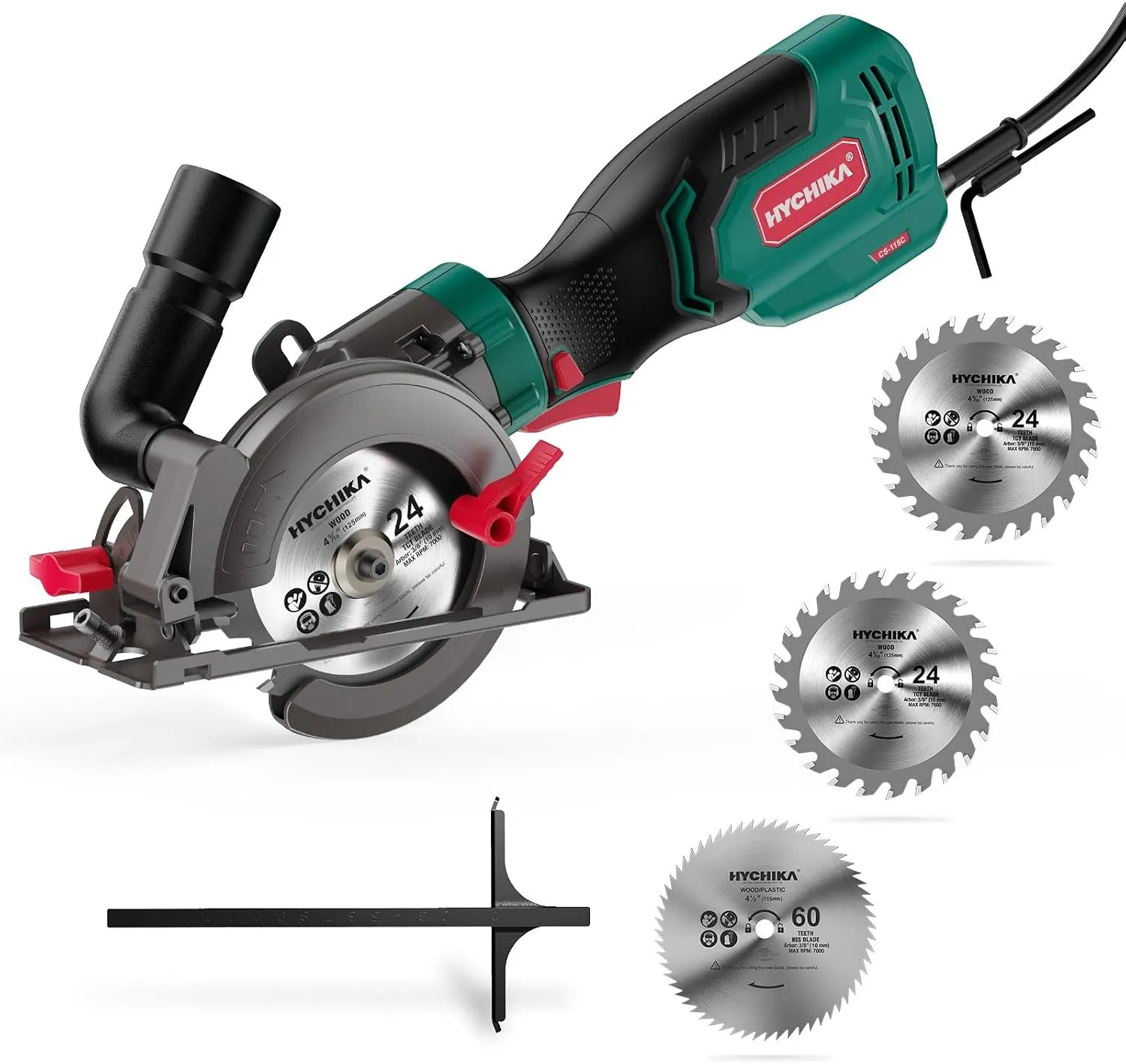 Kreissäge: aus Metall, aus Holz, kompakte Bauweise, 48mm, 750W, für Werkstatt und Heimwerken