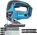 Makita DJV180ZX 18 V LXT Akku-Stichsäge für präzise Kurvenschnitte und saubere Ausschnitte im Werkstück mit Griff oben und 6, Akku-Betrieb