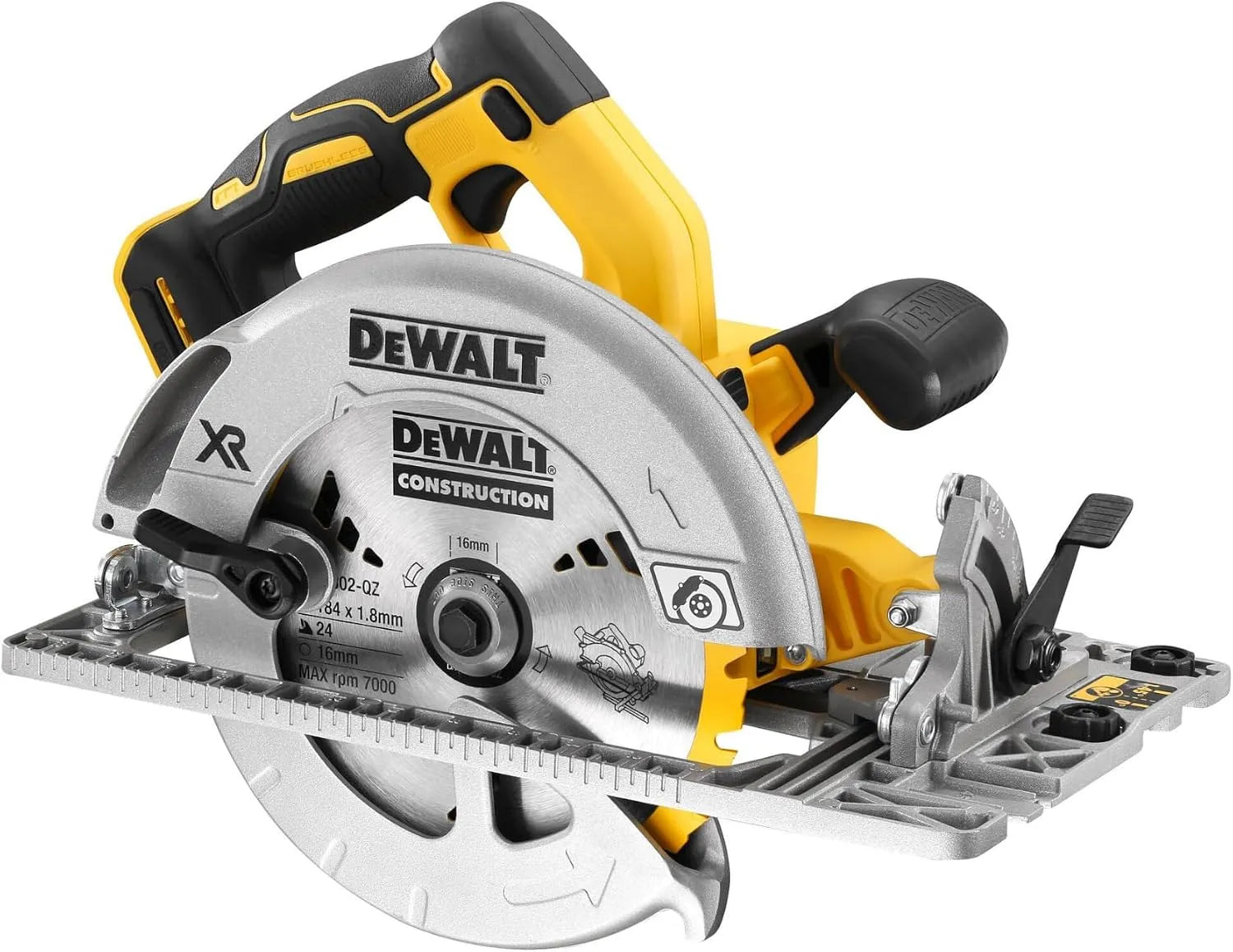 DeWalt XR DCS572NT-XJ Kreissäge – TSTAK, bürstenloser Motor, LED-Anzeige, 18V