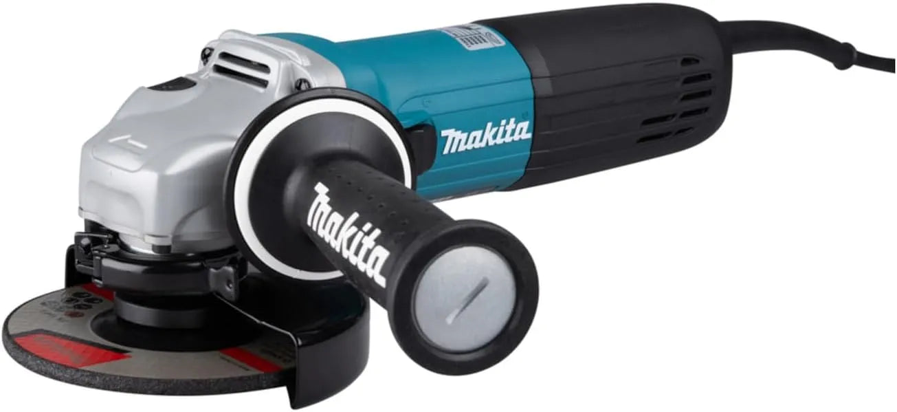 Makita Ø125 GA5040C Winkelschleifer zum Trennen, Entgraten und Bearbeiten von Metalloberflächen, 125 mm, 1400 W