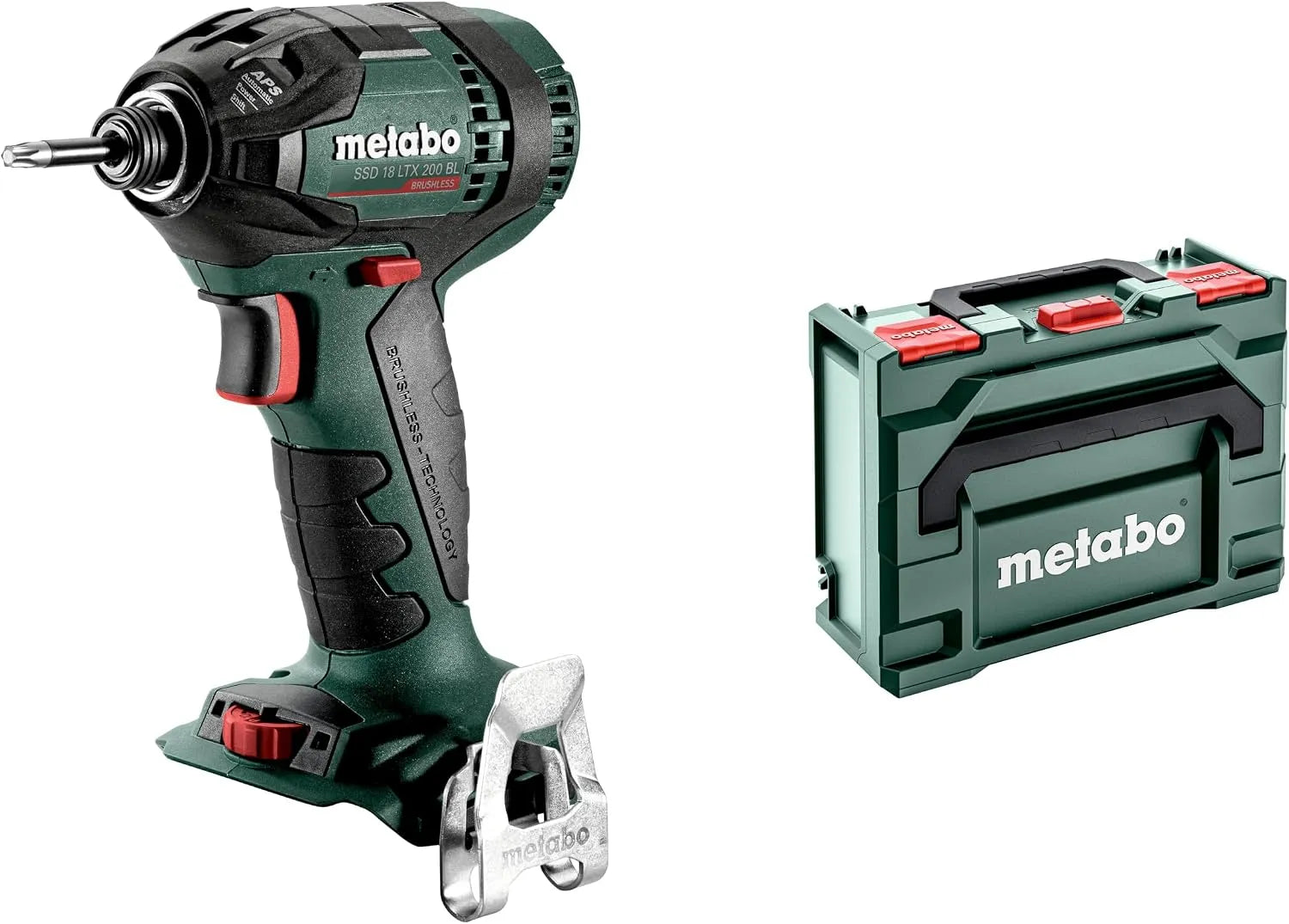 Metabo Akku- SSD 18 Schlagschrauber und Impulsschrauber: Akku-Betrieb, bürstenloser Motor, 18 V, 200 Nm