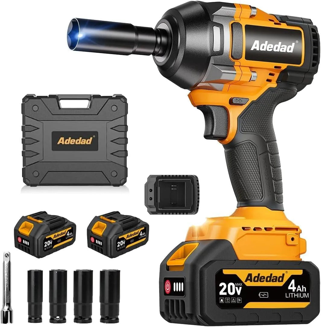 Schlagschrauber und Impulsschrauber – Akku-Betrieb, bürstenloser Motor, 1000Nm, 2 Zoll, 20V, 0Ah