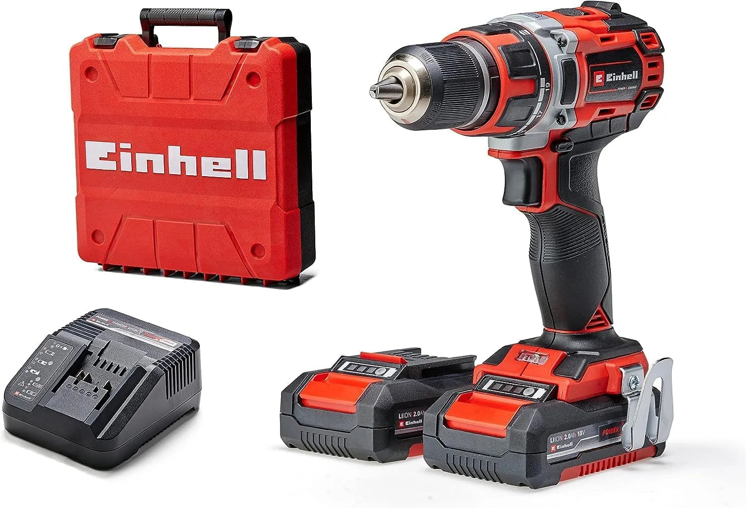 Einhell CD 18 Professional Akku-Bohrschrauber TP-CD 18/50 Li BL Kit Power X-Change 18: Akku-Betrieb, bürstenloser Motor, für gewerblichen Einsatz