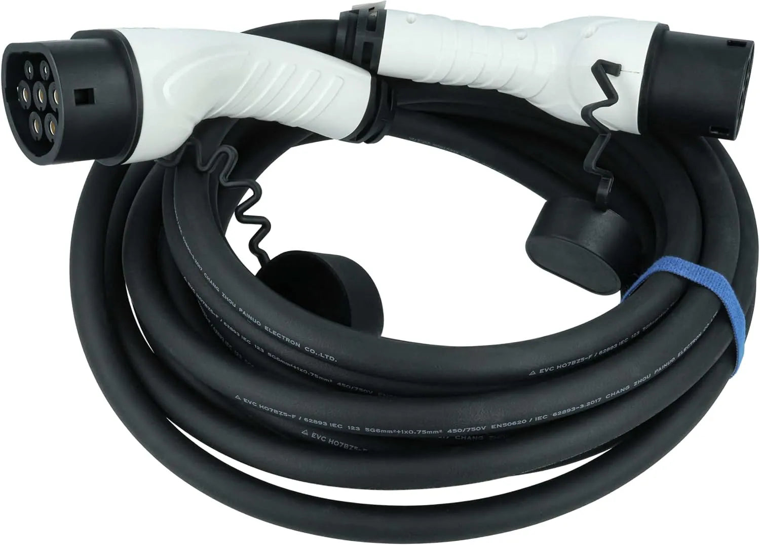 Typ-2-Ladekabel für Elektroautos und Mode-3-EV-Kabel, 22 kW, 32 A, dreiphasig, Typ 2, 10 m