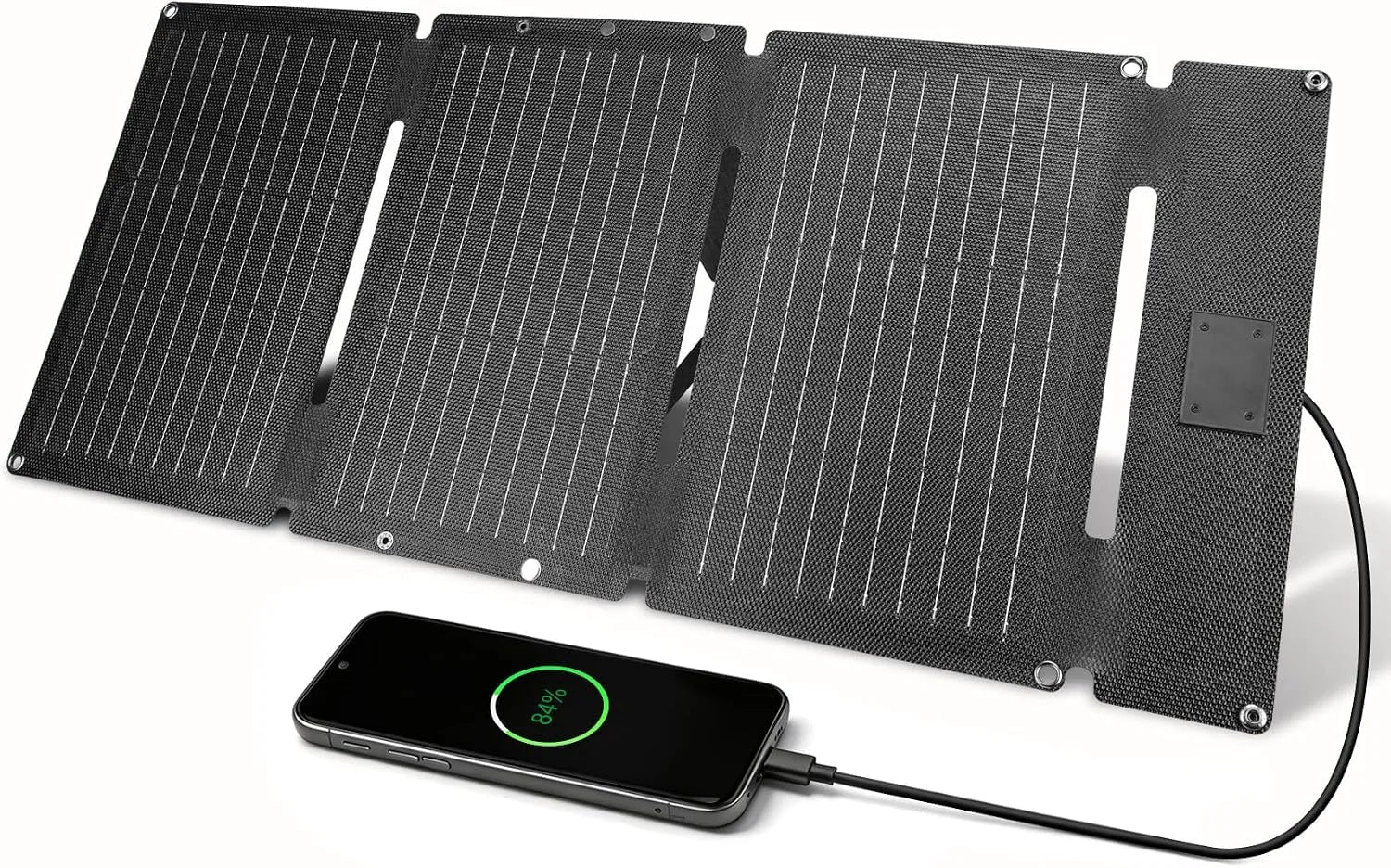Solarmodul und Photovoltaikpanel, faltbar, 30W, mit USB-C