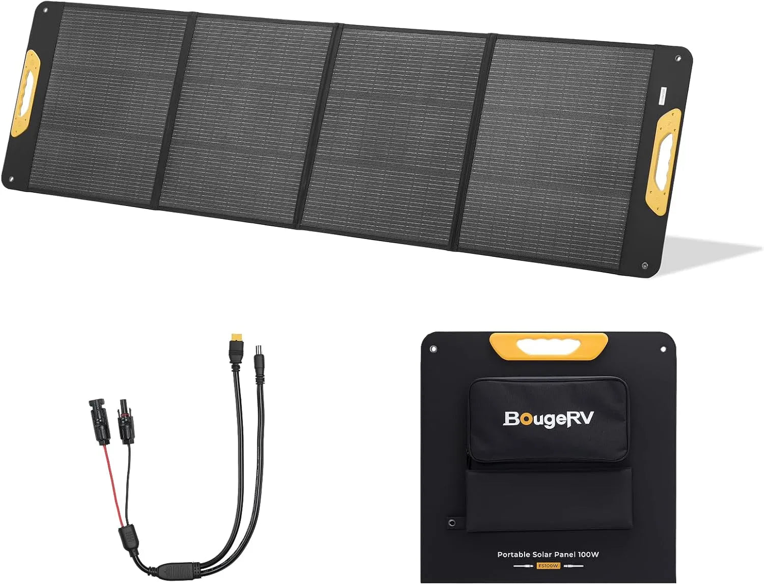 Solarmodul und Photovoltaikpanel, faltbar, 200 W, IP65, für Camping und Wohnmobil