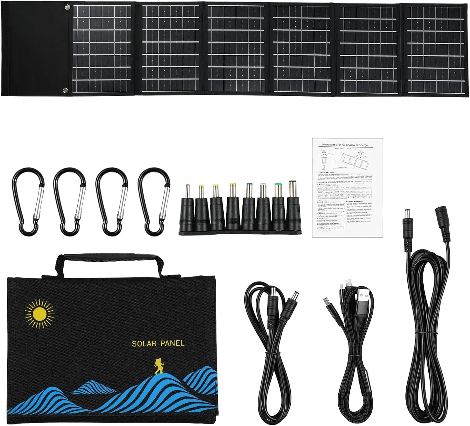 Solarmodul und Photovoltaikpanel, faltbar, für Camping und Wohnmobil