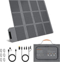 Tragbare Powerstation und Solargenerator, 120W, 19V, für Camping und Wohnmobil, solarbetrieben, faltbar, mit USB-C