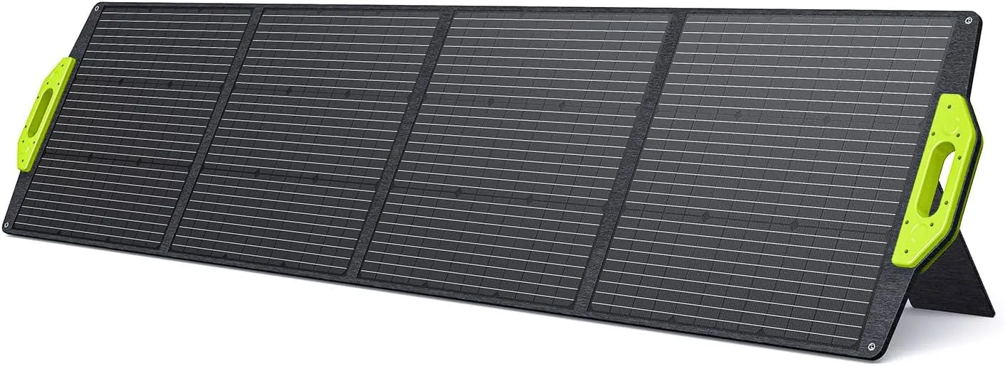 FOSIBOT SP200 Tragbare Powerstation und Solargenerator, 200W, IP67, solarbetrieben, faltbar, für Camping und Wohnmobil