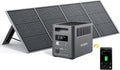 LiFePO4 Tragbare Powerstation und Solargenerator, solarbetrieben, 1024Wh, 1800W, 200W, mit BMS, Schnellladefunktion