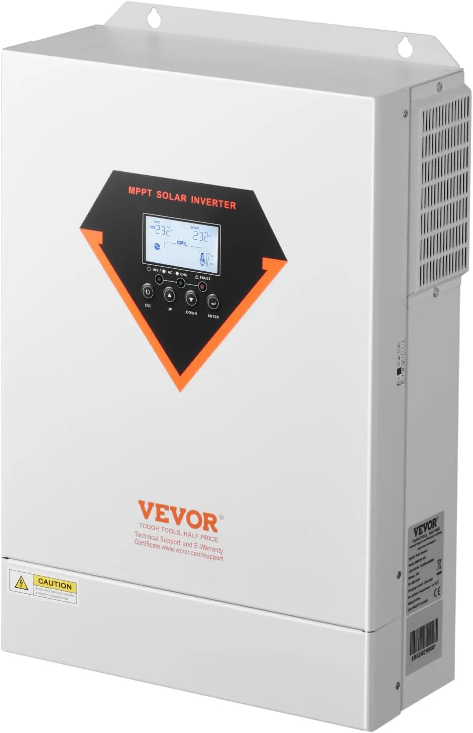 VEVOR Hybrid-Solarwechselrichter und MPPT-Ladewechselrichter, 6kW, 48V, für netzunabhängige Solaranlagen, solarbetrieben, mit MPPT-Regler, 230V