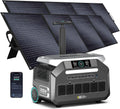 P3200 Tragbare Powerstation und Solargenerator, solarbetrieben, 2048Wh, 3200W, 400W, Schnellladefunktion, für Camping und Wohnmobil