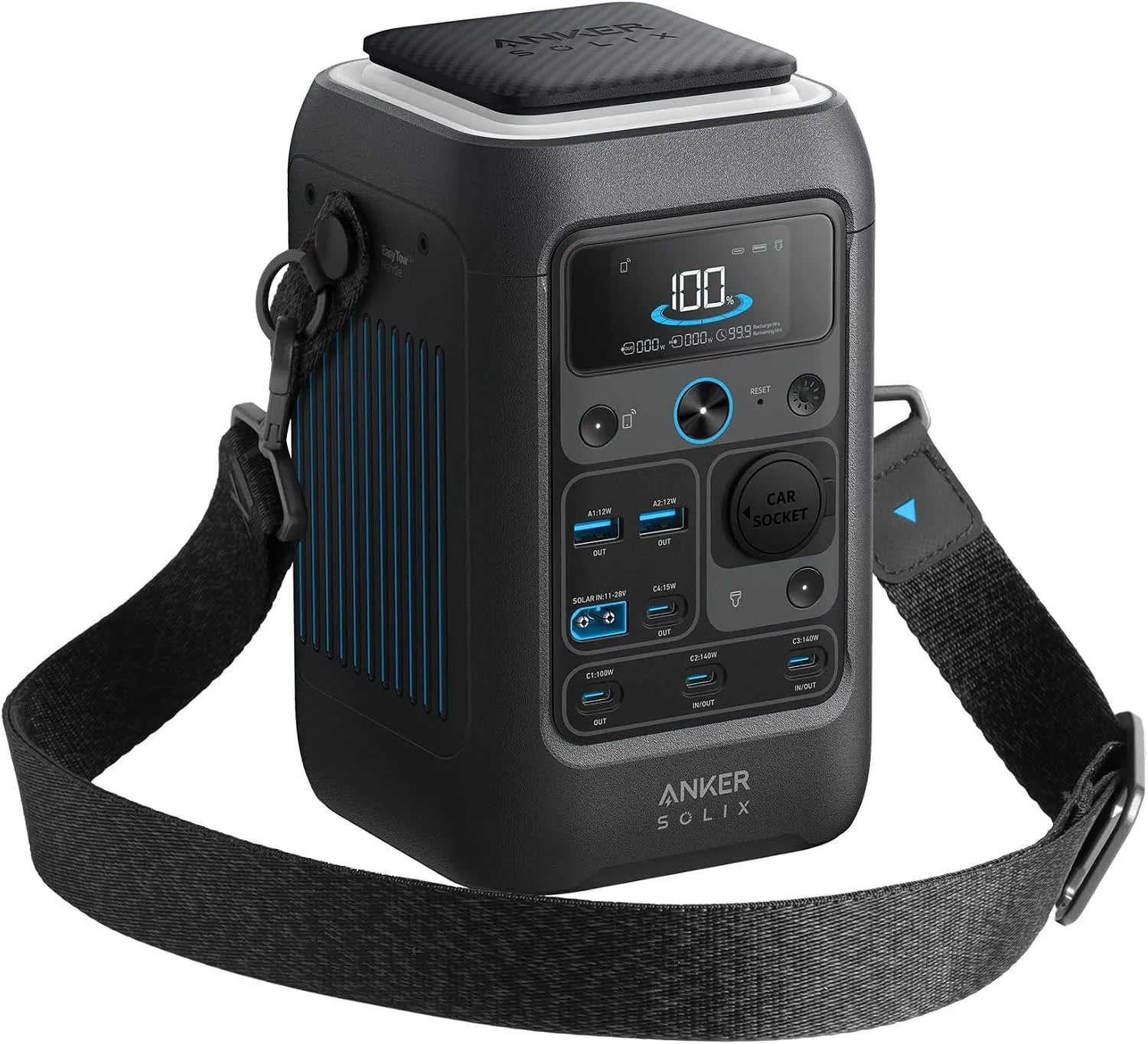 Anker SOLIX C300X Tragbare Powerstation und Solargenerator