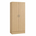Kleiderschrank Holz Eiche 180cm x 80cm x 50cm