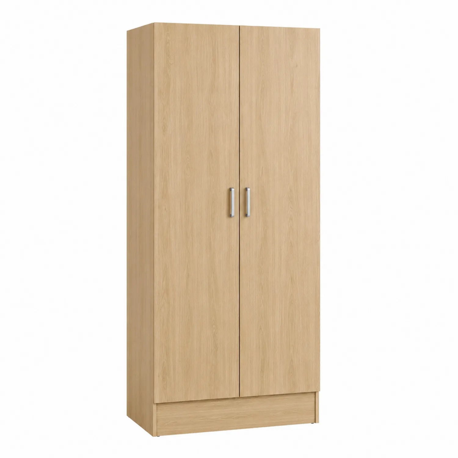 Kleiderschrank Holz Eiche 180cm x 80cm x 50cm