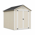 Gartenhaus aus Kunststoff Beige 185 cm x 152 cm x 226 cm