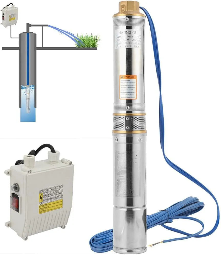 Wasserpumpe und Förderpumpe, 4m³/h, 750W, 67m, 20m, für Gartenbewässerung