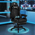 Bürostuhl: drehbar, mit Rückenlehne, für Gaming, 180kg, schwarz, ALFORDSON