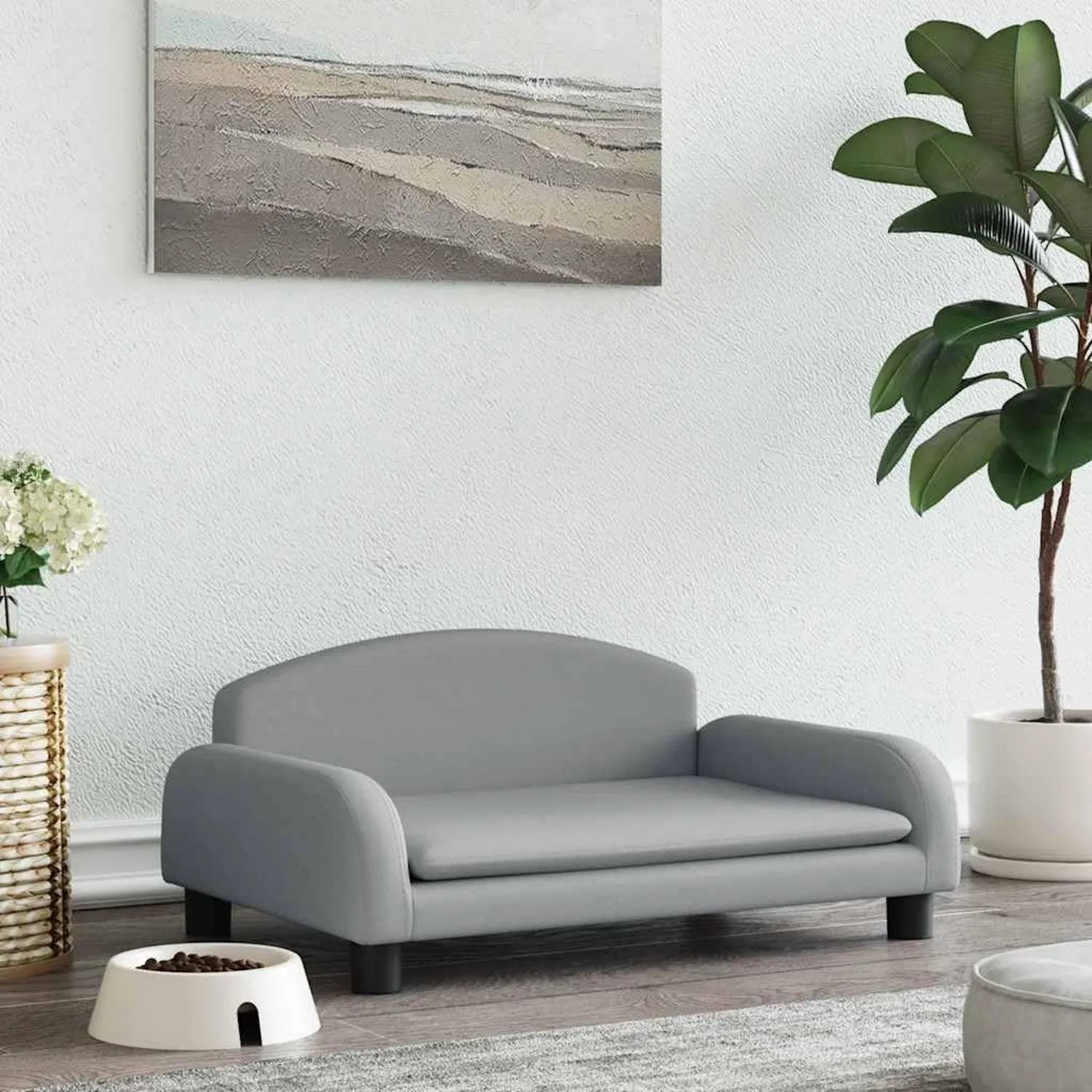 Haustierbett: weiches Hundesofa, 70 × 45 × 30 cm