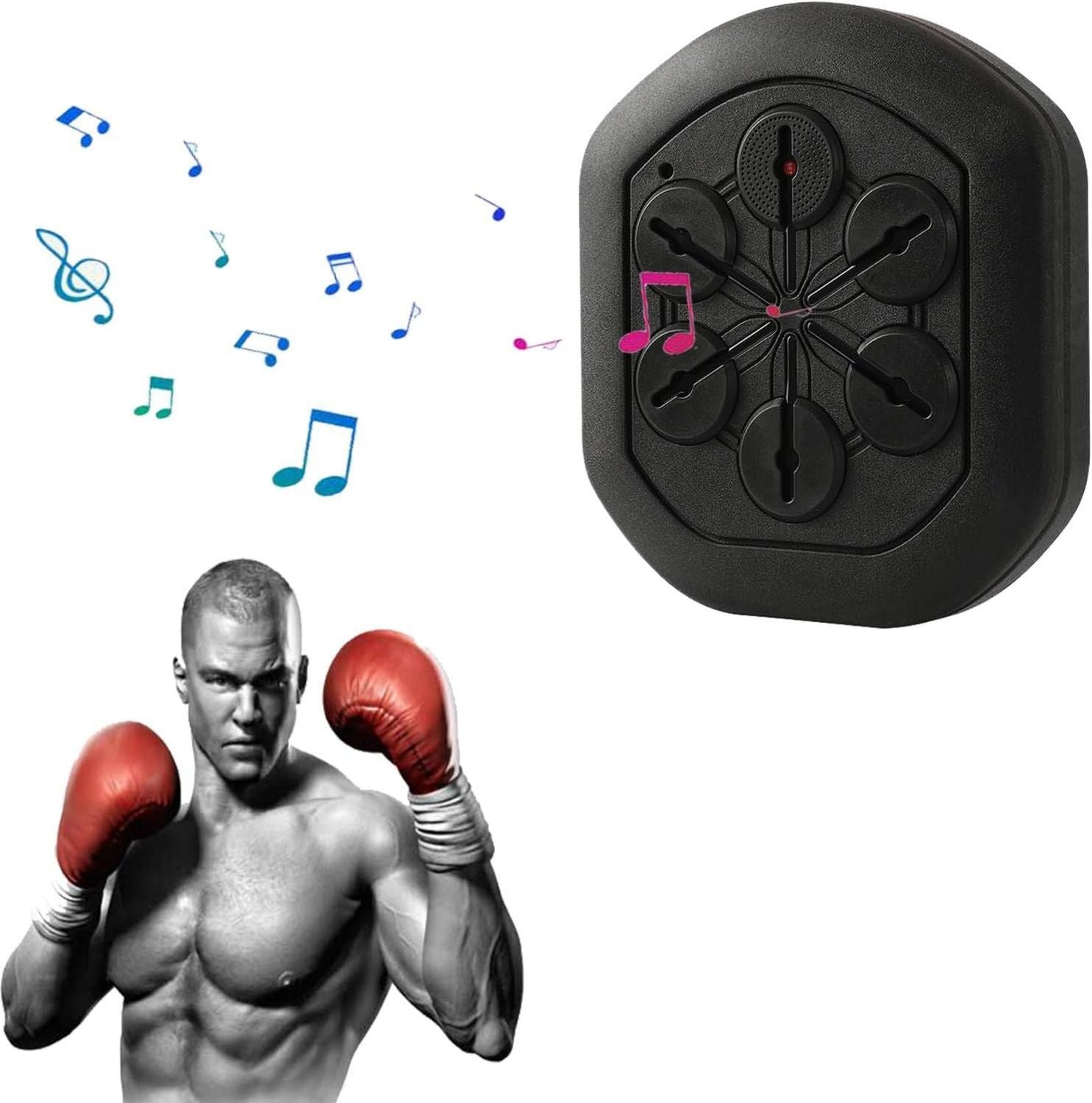 Musik-Boxmaschine – mit Boxhandschuhen, Bluetooth-Konnektivität