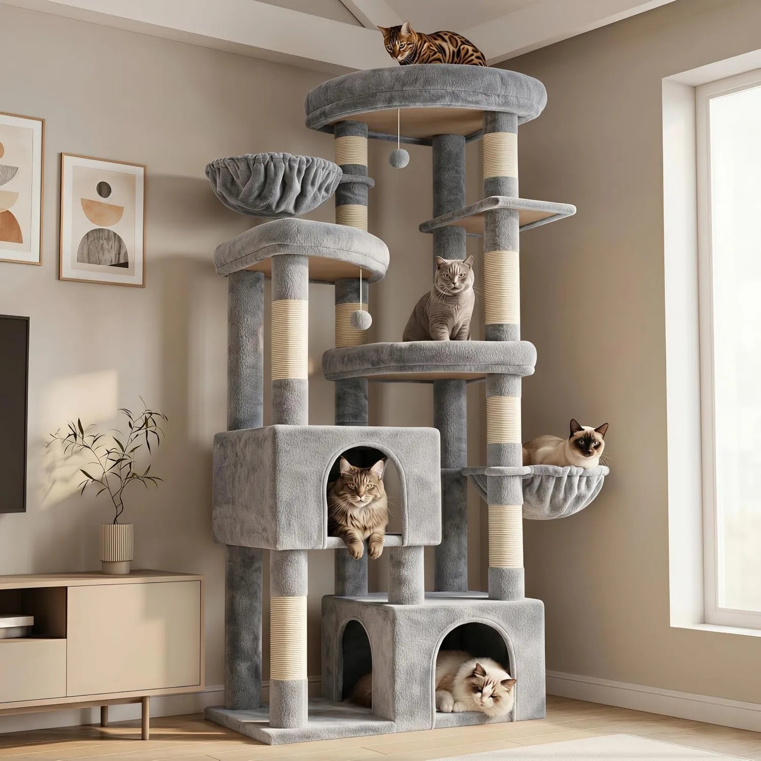 Brother Katzenbaum Kratzbaum: mit 3 Plattformen