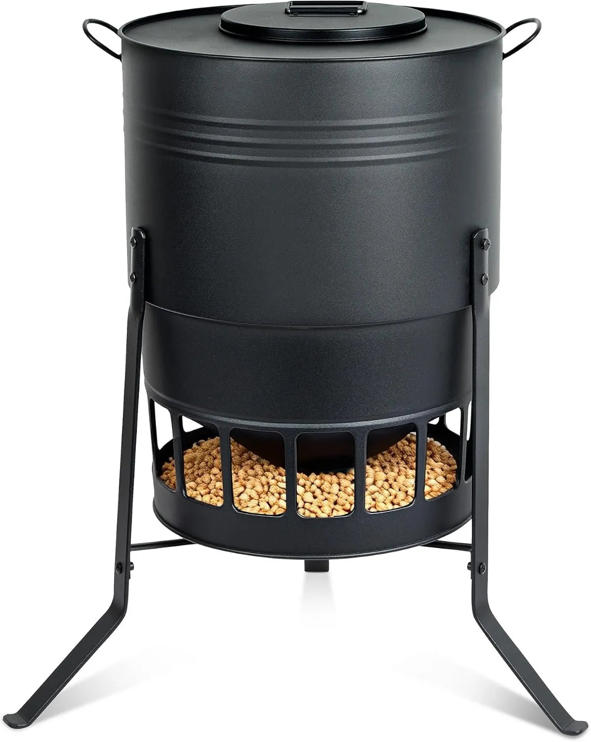 Futterautomat – 23kg, 43L, schwarz