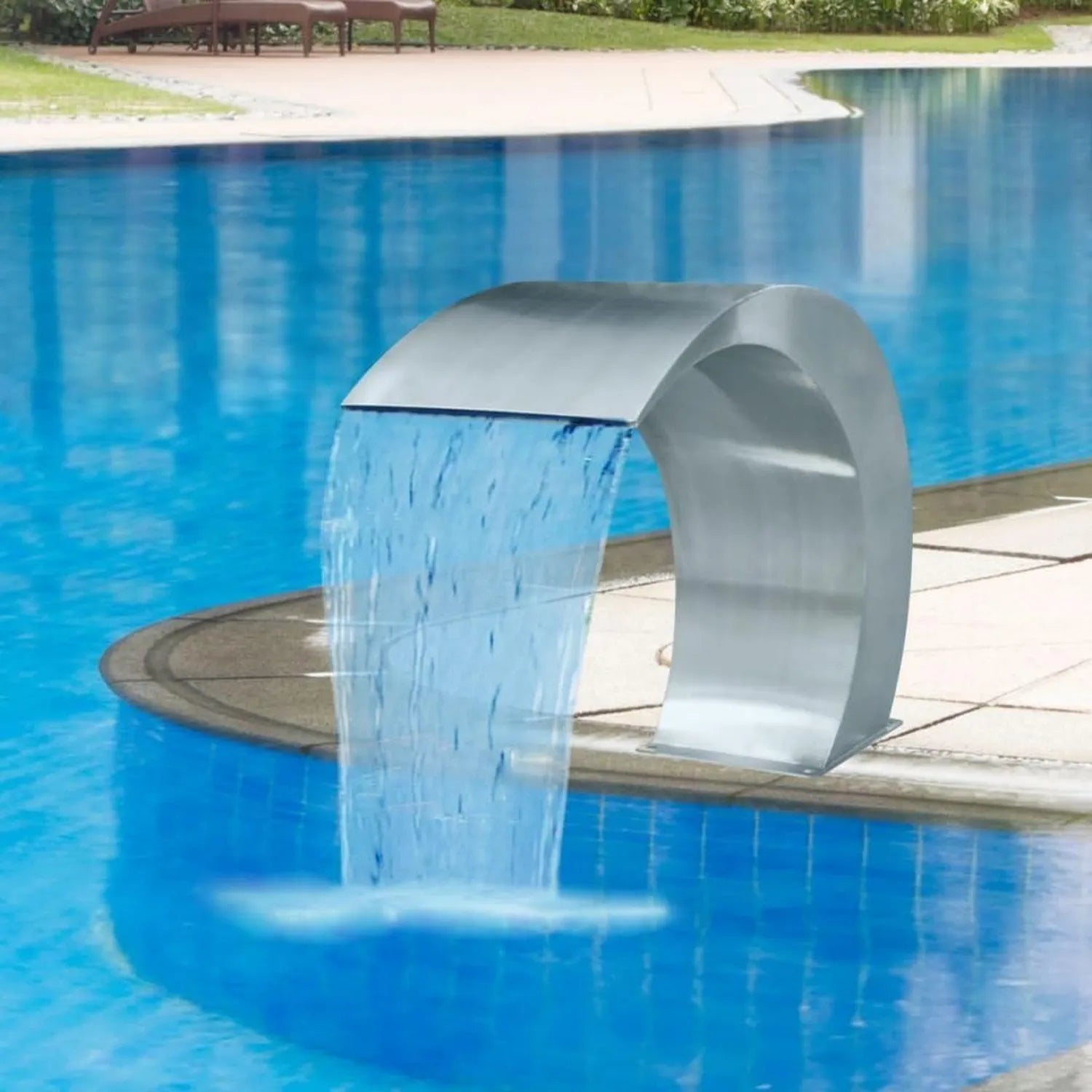 Aufstellpool – aus Edelstahl, 45 × 30 × 60 cm