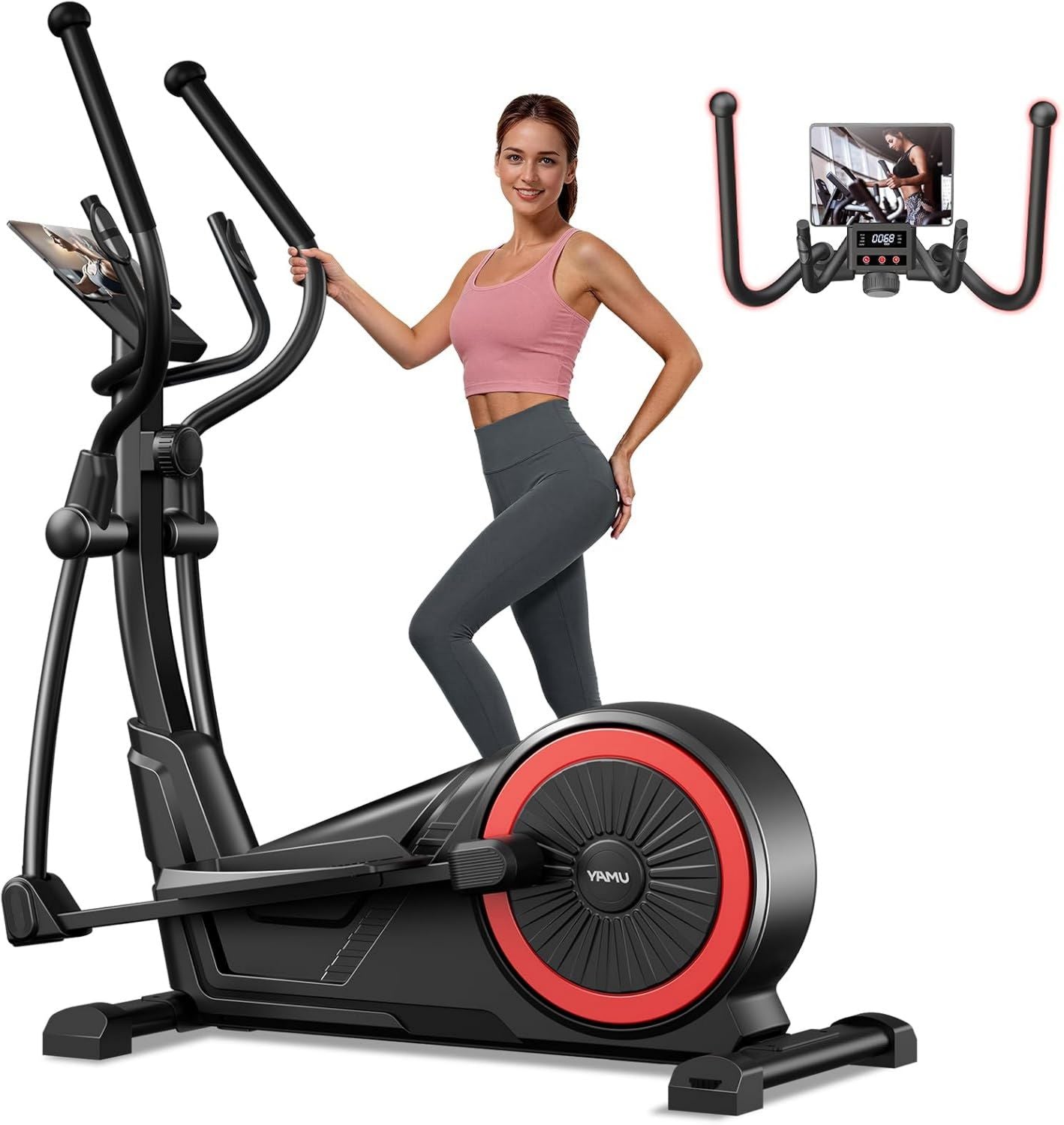 Crosstrainer – leiser Betrieb, für zuhause, 7 kg, 159kg, CURSOR