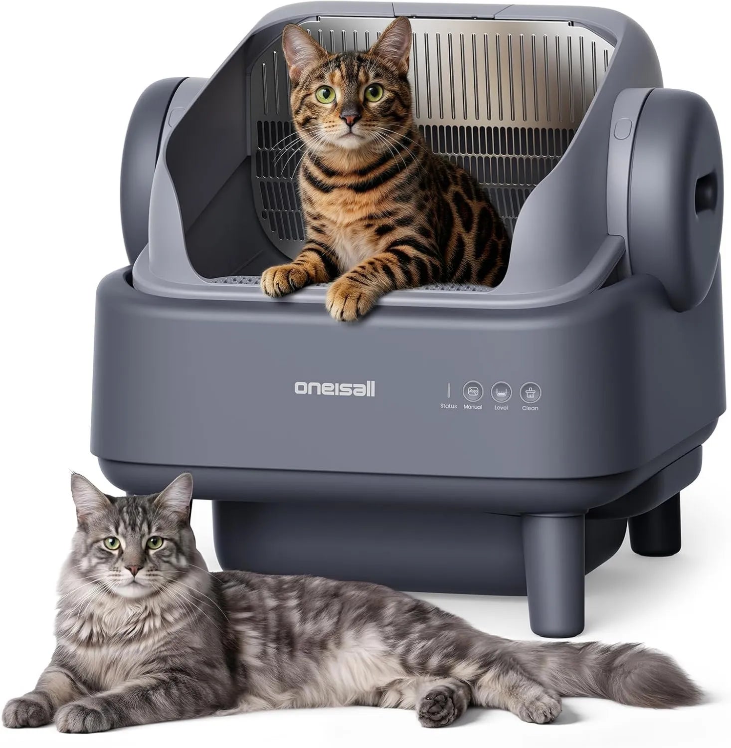 Selbstreinigende Katzentoilette – große Kapazität