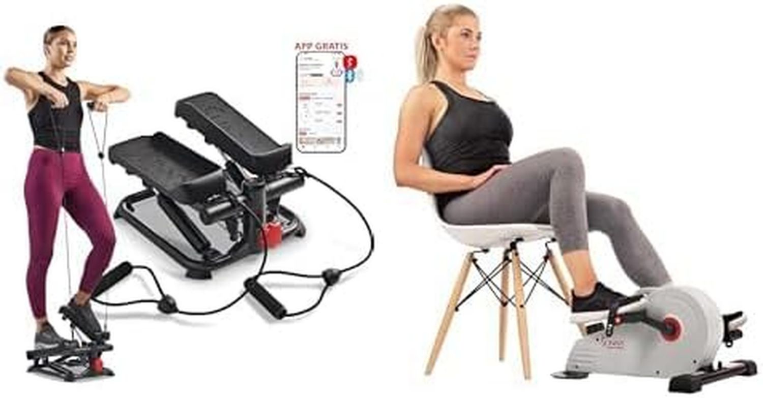 Sunny Health & Fitness Vertikal-Stepper: für den Einsatz unter dem Schreibtisch, verstellbar
