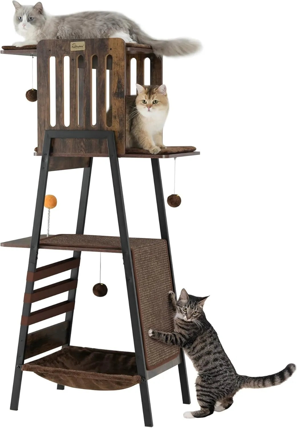 Kratzbaum - moderner katzenbaum für drinnen