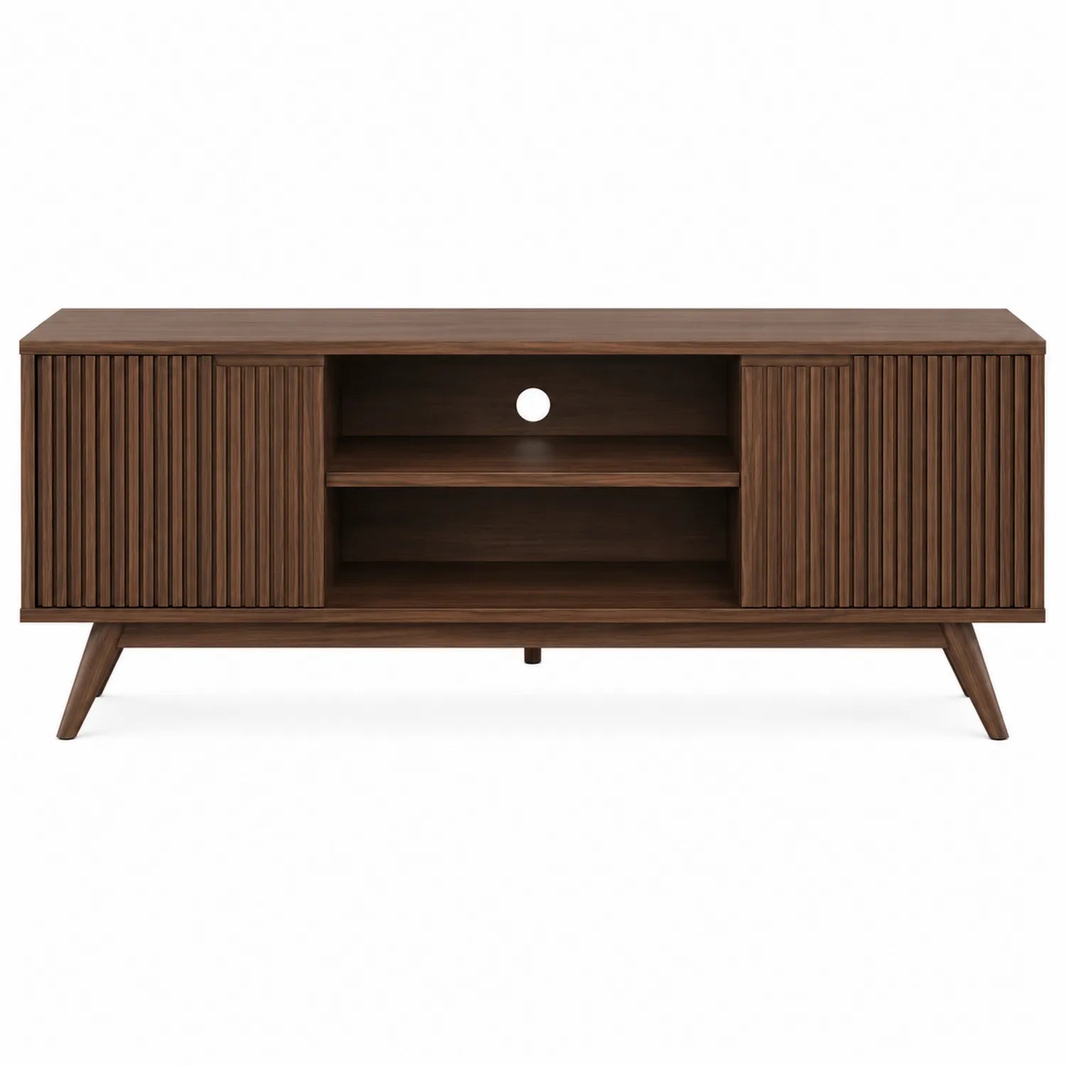 TV-Schrank aus Walnussholz 150 cm Braun
