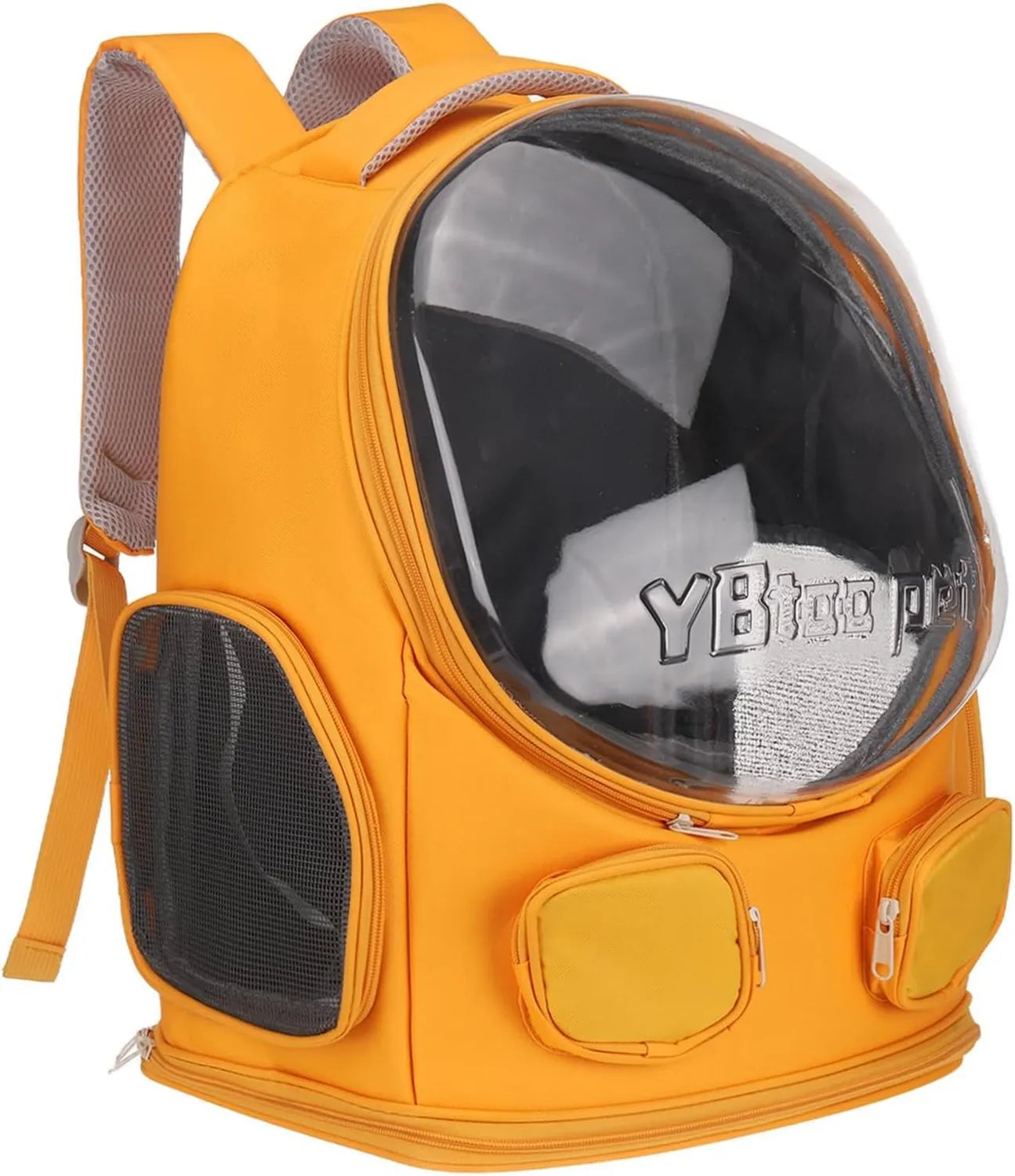 Haustier-Rucksack-Trage – tragbar, 13.78 Zoll, orange