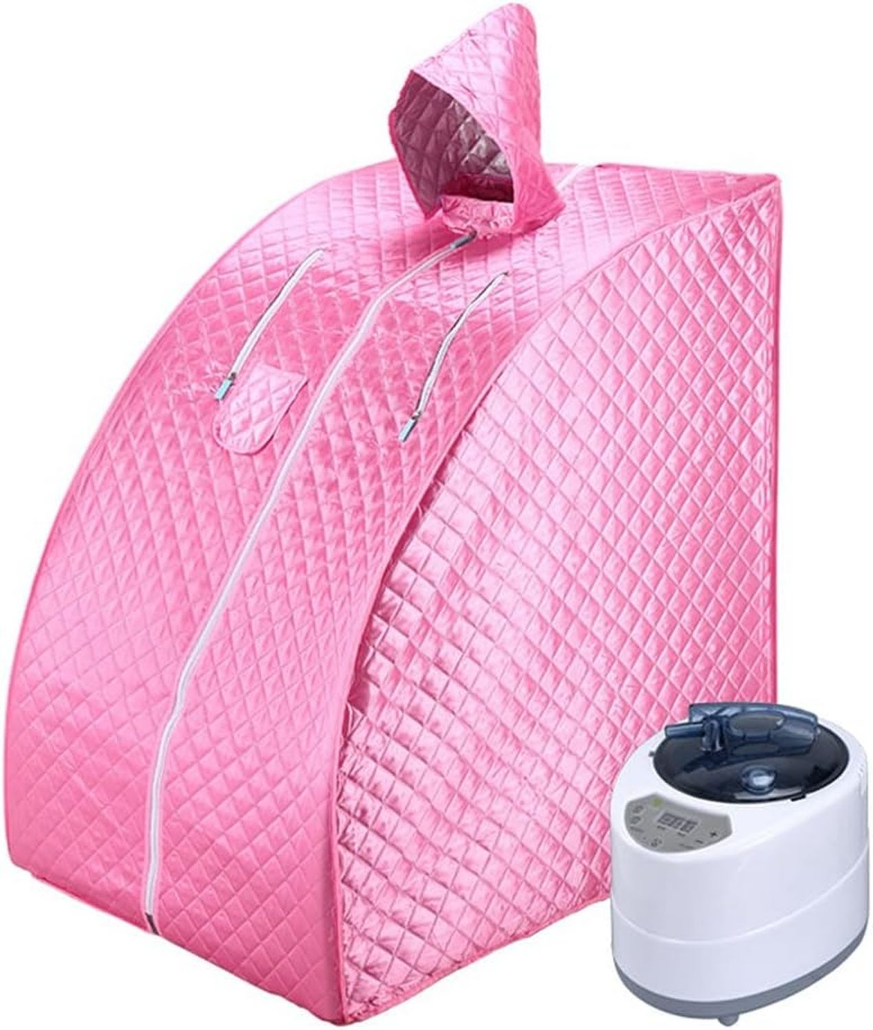 Tragbare Dampfsauna: klappbar, rosa