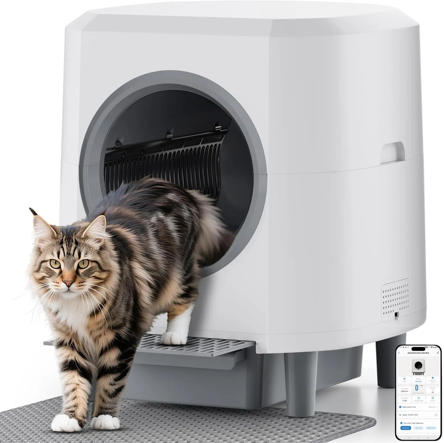 Selbstreinigende Katzentoilette - 90L