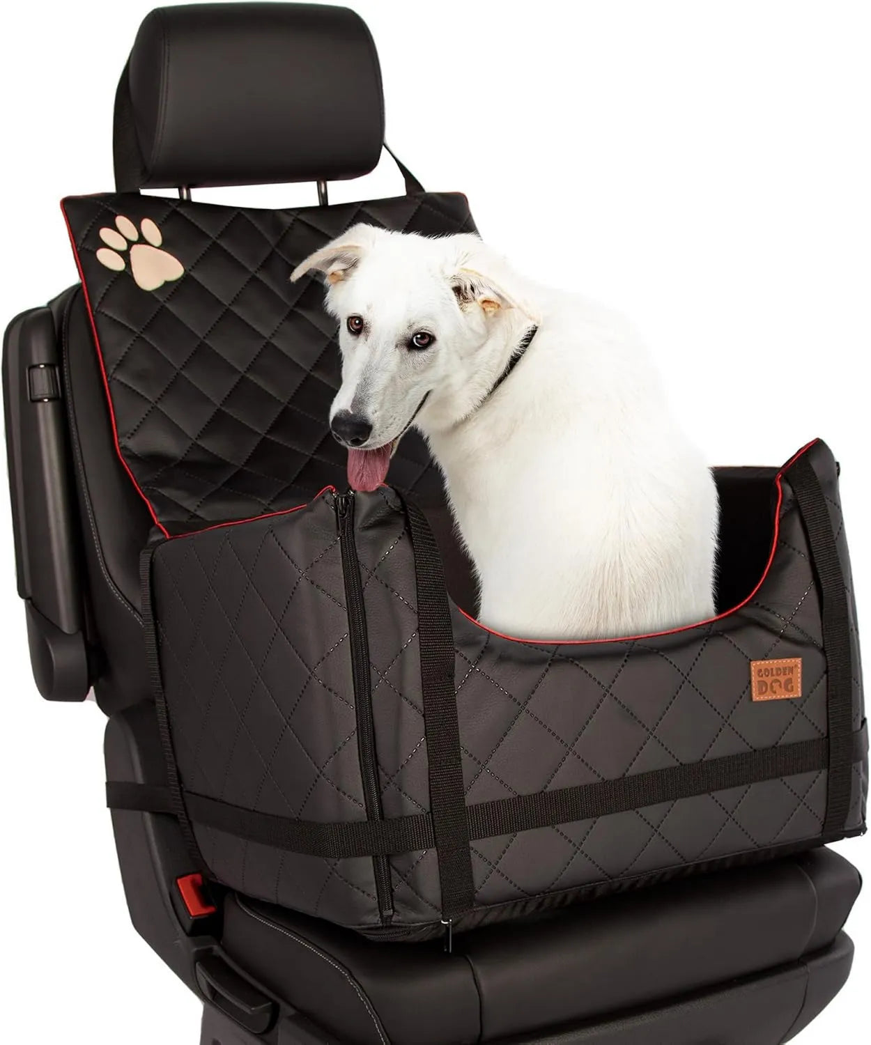 Transportbox für Haustiere - klappbar, wasserbeständig, LED-Anzeige, 52 × 44 × 33 cm, schwarz