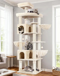 Kratzbaum: Große Plattform, beige