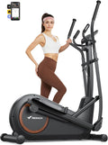 MERACH Crosstrainer: Bluetooth-Konnektivität, leiser Betrieb, für zuhause, 42 cm, 150 kg
