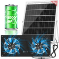 Ventilator: mit Timer, wasserbeständig, 18000 mAh, 40 W