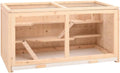 Mangloder Hamsterkäfig aus Massivholz Tanne 89 - 5 × 45 × 45 cm