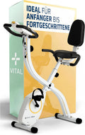 SportPlus Heimtrainer: mit Rückenlehne, klappbar, leiser Betrieb, für zuhause