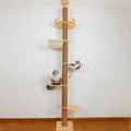 Kratzbaum - verstellbar, Verstellbarer Decken-Katzenbaum (125–300 cm)