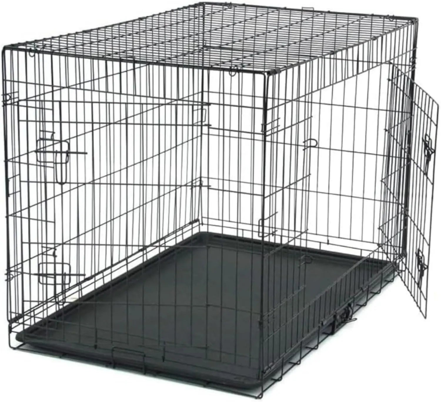 Hundekäfig Faltbar klappbar mit 2 Türen - 107 × 68 × 75 cm