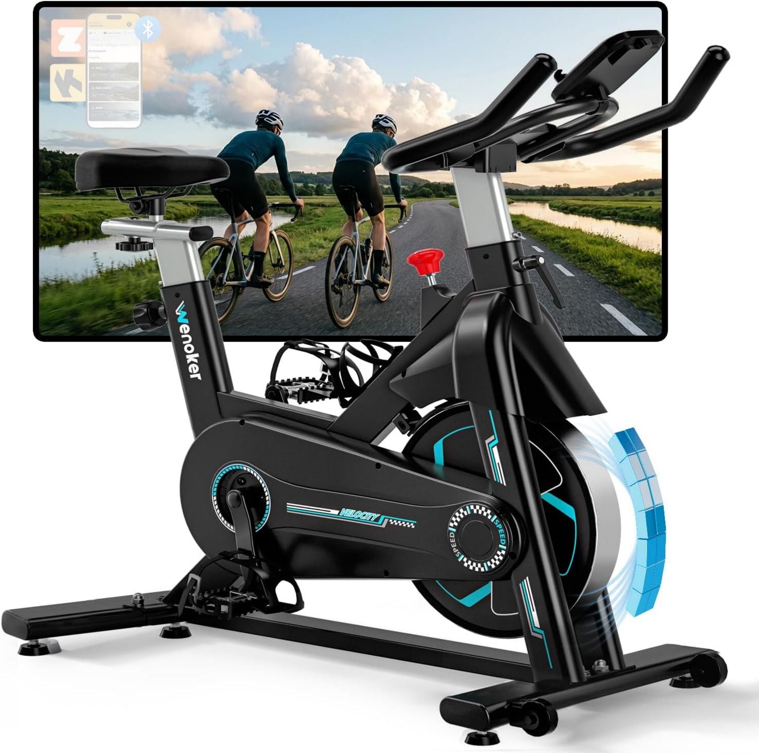Heimtrainer – leiser Betrieb, 160 kg, Wenoker
